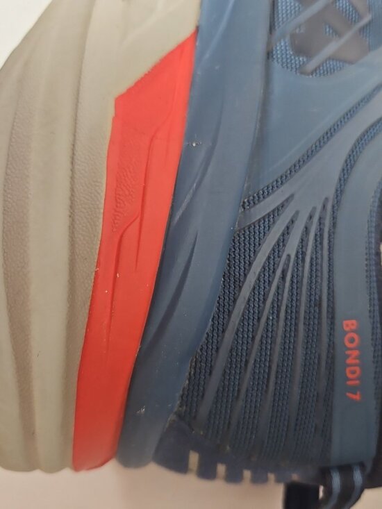 Hoka One One Bondi 7 Men\'s Sneakers Real Teal Outer Space Sz 10.5 1110518 RTOS main image 12